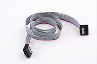 Cable de cinta flexible de la señal de la pantalla LED, asamblea de cable del Pin Idc del aislamiento 20 del PVC