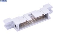 2,54 aislador gris rectangular PBT del conector del jefe de la caja de la echada IDC