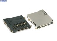 El PIN externo de ConnectorHolder 9 del micro tarjeta SD de la soldadura del TF cuatro pies de uno mismo Shell mecanografía