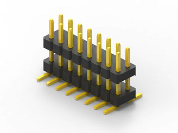 2.54 mm Hombre SMD cabeza de alfiler, material de contacto de latón conector cabeza de alfiler
