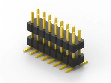 Tipo SMD Conector de encabezado de pin masculino de 16 pines de doble fila de corriente nominal de 2.0 AMP