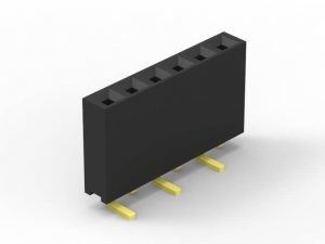 Conector de encabezado de PCB de pin cuadrado 2 pines a 50 pines 2.54mm Pitch para computadora