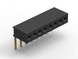 Conector de cabeza de 6 pines a 40 pines femenino de 1.27 mm negro negro duradero