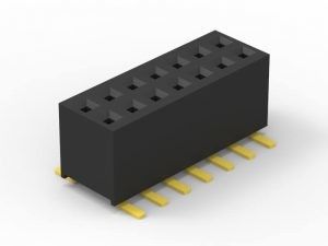 1.27 mm placa de PCB de doble fila a la superficie del conector de la placa montaje del carrete de embalaje