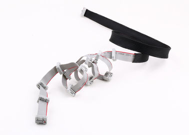 FCC 16 Pins Flat Ribbon Cable Assembly con conector de 2,54 mm de IDC con material RoHS