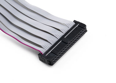 2.54mm IDC Flat Ribbon Cable Assembly con tubo de contracción térmica de longitud personalizada