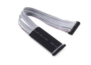 2.54mm IDC Flat Ribbon Cable Assembly con tubo de contracción térmica de longitud personalizada
