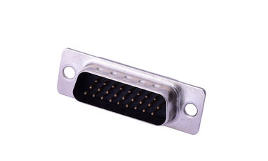 Tres filas Db 26 conector de alfiler, 180 grados D Sub conector masculino aleación de cobre