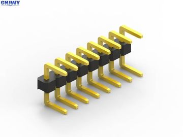 Conector de cabeza de 10 pines para automóviles, a través del agujero Conector de pines de PCB masculino