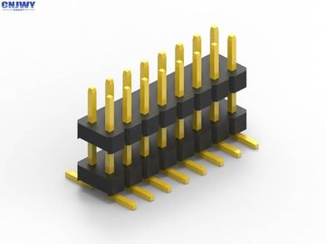 2.54 mm Hombre SMD cabeza de alfiler, material de contacto de latón conector cabeza de alfiler