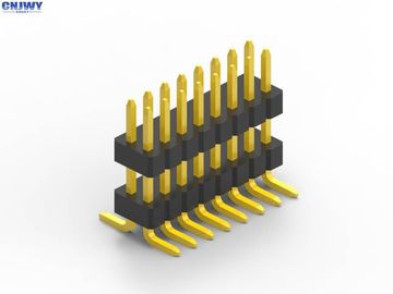 Conector de encabezado de pin masculino SMT de doble fila 1.0 Pitch con tapa Resiste la tensión 500V