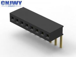 Conector de cabeza de 6 pines a 40 pines femenino de 1.27 mm negro negro duradero