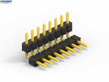 Conector de pines de PCB 2.0mm Pitch, conector de encabezado de una sola fila de latón