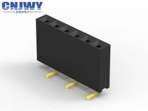 Conector de encabezado de PCB de pin cuadrado 2 pines a 50 pines 2.54mm Pitch para computadora