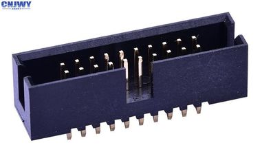 Conector de cabecera de la caja de montaje de superficie 1.27 mm 20 pines Fósforo material de contacto de bronce