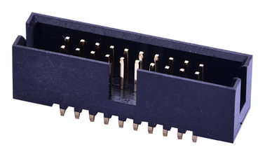 Conector de cabecera de la caja de montaje de superficie 1.27 mm 20 pines Fósforo material de contacto de bronce