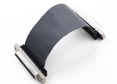 SCSI Femenino 1.27 mm de la cinta de la trama de cable, blindado 34 pines de la cinta de cable plano