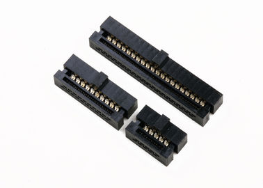 Transmisión de la señal 1.27 mm Conector de pitch IDC, conectores de alambre IDC de fila doble