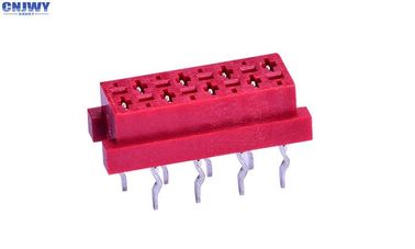 Conector de cable IDC femenino tipo DIP a través del agujero para la industria automotriz