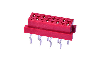 Conector de cable IDC femenino tipo DIP a través del agujero para la industria automotriz