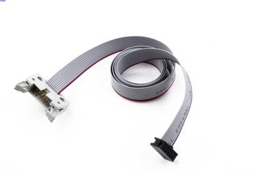 Conjunto de cable plano de datos con conectores FRC negros de 10 pines