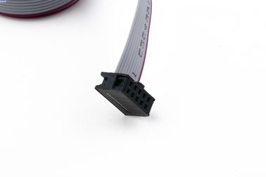 Conjunto de cable plano de datos con conectores FRC negros de 10 pines