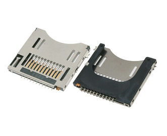 Conector de tarjeta micro SD auto cargado con 11 PIN 5000 ciclos