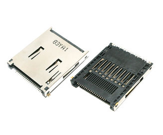 Versión maestra Conector de tarjeta Mini SD, conector de toma de toma de tarjeta SIM de tipo ranura