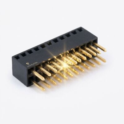 fila dual 2x30P del conector hembra del jefe del entresuelo de la echada de la multa de la echada de 0.8m m que apila el zócalo del PWB