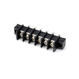Conector de bloque de terminal de la barrera DIP M3 tornillo de acero con pines personalizados con flanco