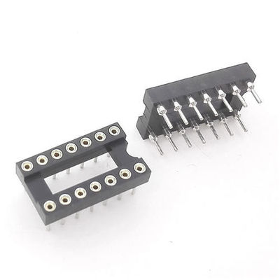 60VAC DIP SINGLE 2.54mm Pitch PBT Enchufe de circuito integrado