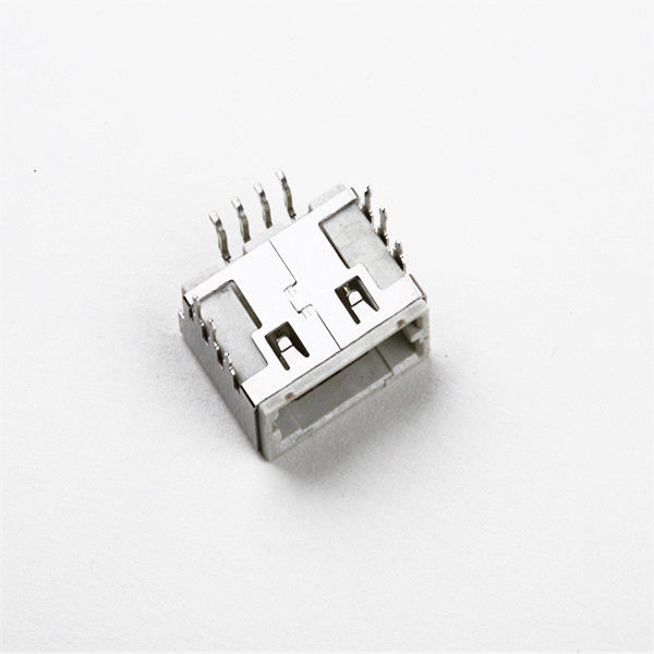 Conectores USB de 4 pines traseros para automóviles Tipo SMT