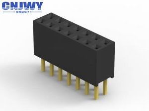 2x20P Conector de cabeza femenino para placa de PCB
