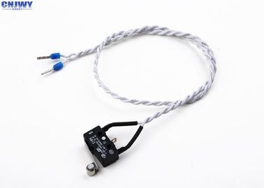 Cables eléctricos blancos para automóviles, cable de PVC retorcido con interruptor en miniatura